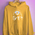 Pride Sloth Transgender Flag Sunglasses Hoodie - Mustard
